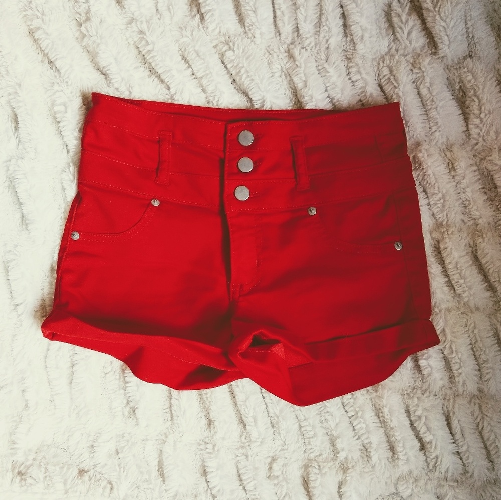 High waisted shorts